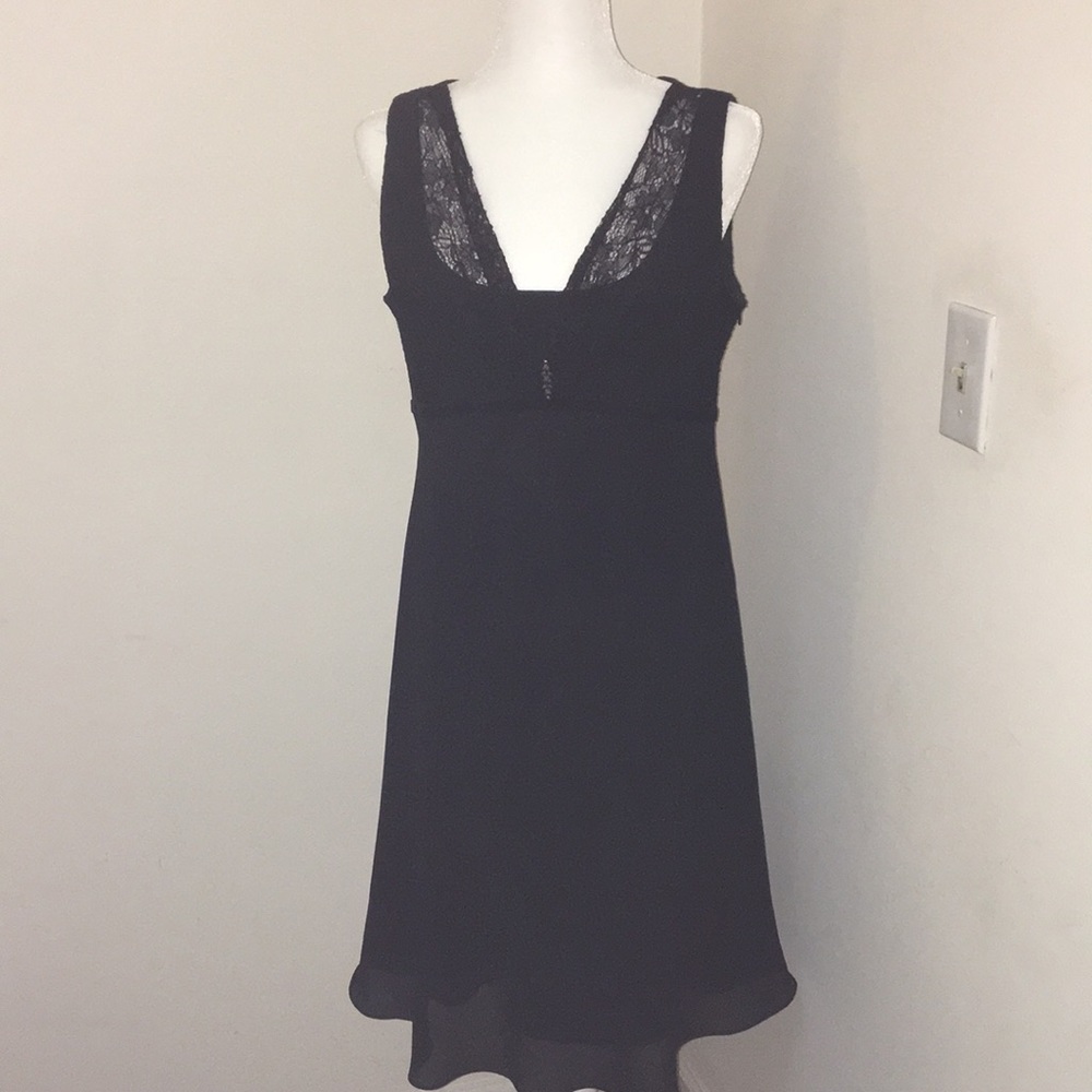 Evan Picone black lace dress!